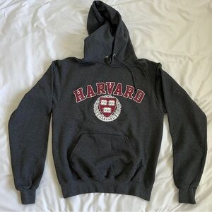 Champion Harvard Gray Sweatshirt Hoodie